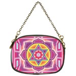 Kali Yantra Inverted Rainbow Chain Purses (One Side)  Front