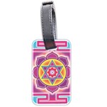 Kali Yantra Inverted Rainbow Luggage Tags (Two Sides) Front