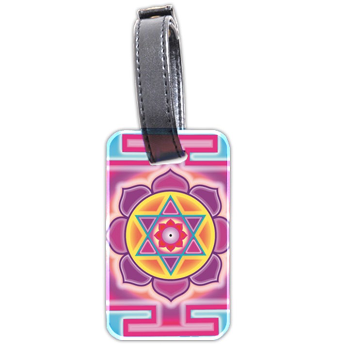 Kali Yantra Inverted Rainbow Luggage Tags (Two Sides)