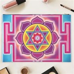 Kali Yantra Inverted Rainbow Cosmetic Bag (XXL)  Back