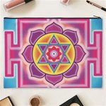 Kali Yantra Inverted Rainbow Cosmetic Bag (XXXL)  Back