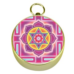 Kali Yantra Inverted Rainbow Gold Compasses