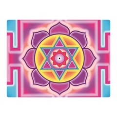 Kali Yantra Inverted Rainbow Double Sided Flano Blanket (mini)  by Mariart