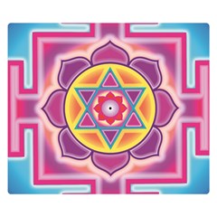 Kali Yantra Inverted Rainbow Double Sided Flano Blanket (small)  by Mariart