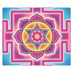 Kali Yantra Inverted Rainbow Double Sided Flano Blanket (Small)  50 x40  Blanket Front