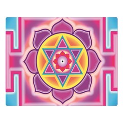 Kali Yantra Inverted Rainbow Double Sided Flano Blanket (large)  by Mariart