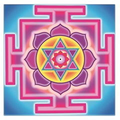 Kali Yantra Inverted Rainbow Large Satin Scarf (square) by Mariart