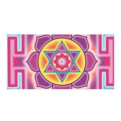 Kali Yantra Inverted Rainbow Satin Wrap