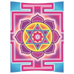 Kali Yantra Inverted Rainbow Back Support Cushion by Mariart