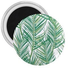 Jungle Fever Green Leaves 3  Magnets by Mariart