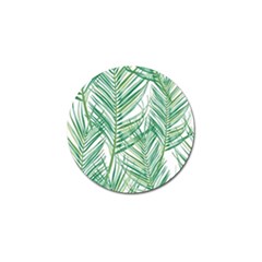 Jungle Fever Green Leaves Golf Ball Marker by Mariart