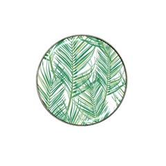 Jungle Fever Green Leaves Hat Clip Ball Marker by Mariart