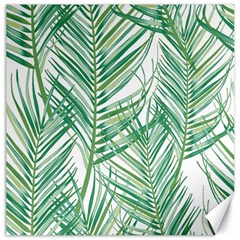 Jungle Fever Green Leaves Canvas 12  X 12   by Mariart