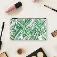 Jungle Fever Green Leaves Cosmetic Bag (small) 