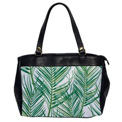 Jungle Fever Green Leaves Office Handbags by Mariart