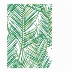 Jungle Fever Green Leaves Small Garden Flag (two Sides)