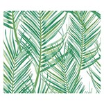 Jungle Fever Green Leaves Double Sided Flano Blanket (Small)  50 x40  Blanket Front