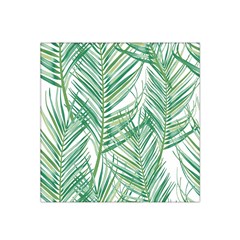 Jungle Fever Green Leaves Satin Bandana Scarf by Mariart