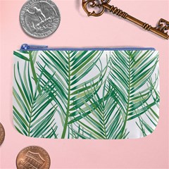 Jungle Fever Green Leaves Large Coin Purse by Mariart