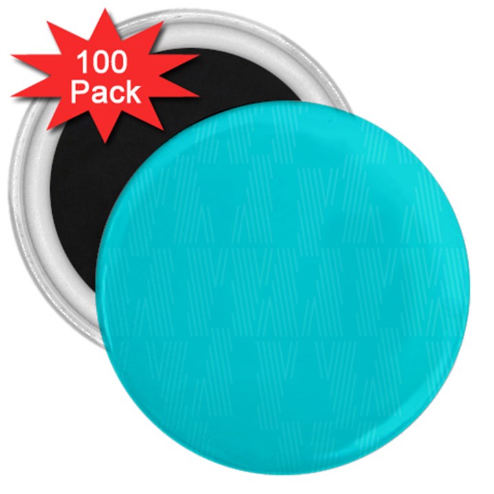 Line Blue 3  Magnets (100 pack)