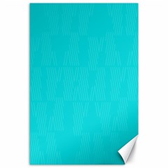 Line Blue Canvas 24  X 36  by Mariart