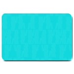 Line Blue Large Doormat  30 x20  Door Mat