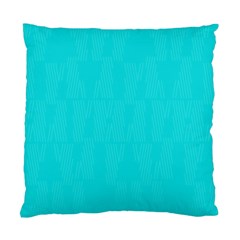 Line Blue Standard Cushion Case (two Sides)