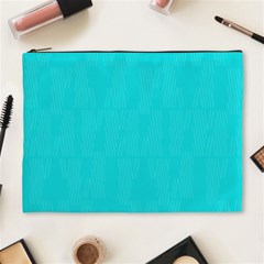 Line Blue Cosmetic Bag (xl)