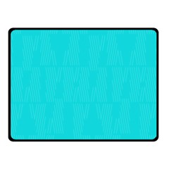 Line Blue Fleece Blanket (small) by Mariart