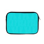 Line Blue Apple MacBook Pro 15  Zipper Case Front