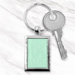 Line Blue Chevron Key Chains (rectangle)  by Mariart