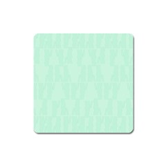 Line Blue Chevron Square Magnet by Mariart