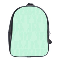 Line Blue Chevron School Bag (large) by Mariart