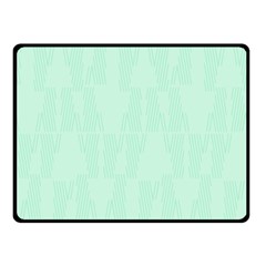 Line Blue Chevron Fleece Blanket (small)