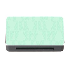 Line Blue Chevron Memory Card Reader With Cf