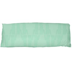 Line Blue Chevron Body Pillow Case (dakimakura)