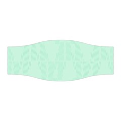 Line Blue Chevron Stretchable Headband by Mariart