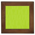 Line Green Framed Tiles Front