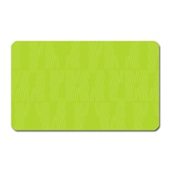 Line Green Magnet (rectangular)