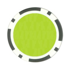 Line Green Poker Chip Card Guard by Mariart