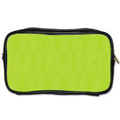 Line Green Toiletries Bags by Mariart