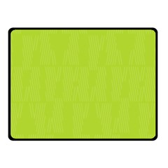 Line Green Fleece Blanket (small) by Mariart