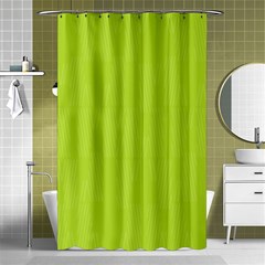 Line Green Shower Curtain 48  X 72  (small)  by Mariart