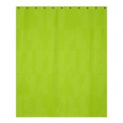 Line Green Shower Curtain 60  X 72  (medium) 