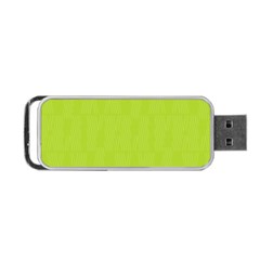 Line Green Portable Usb Flash (two Sides)