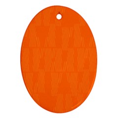 Line Orange Ornament (oval) by Mariart