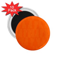 Line Orange 2 25  Magnets (10 Pack)  by Mariart