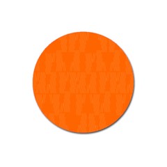 Line Orange Magnet 3  (round)