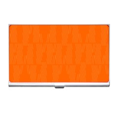 Line Orange Business Card Holders by Mariart