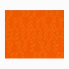 Line Orange Small Glasses Cloth by Mariart